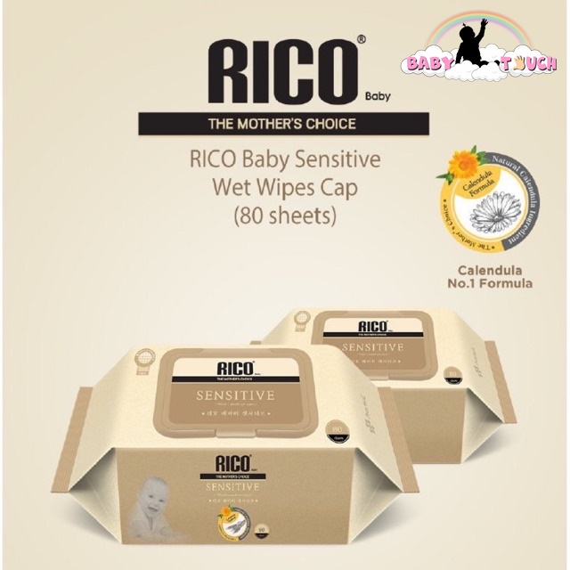 Rico Baby Wet Wipes Sensitive 80s